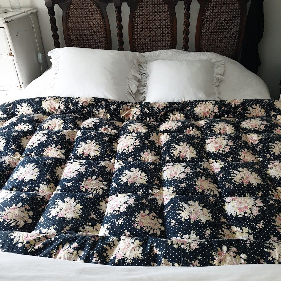 Vintage Eiderdown , Single Eiderdown, Feather filled