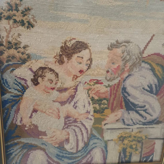 Needlepoint Tapestry, Framed Needlepoint, Beautiful Tramme